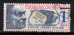 Tchécoslovaquie 1988 Mi 2982 (Yv 2786), Obliteré Varieté Position 6/2 - Variétés Et Curiosités