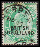 1903. BRITISH SOMALILAND. Edward VII. HALF ANNA  (Michel 14) - JF537468 - Somaliland (Protectorate ...-1959)