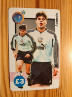 Prepaid Phonecard United Kingdom - Football, Asanovic - Bedrijven Uitgaven