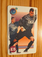 Prepaid Phonecard United Kingdom - Football, Tim Flowers - Emissions Entreprises