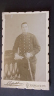 PHOTO XIX EME CDV MILITAIRE EN TENUE  16 EME REGIMENT  LEOPOLD CLERMONT - Krieg, Militär