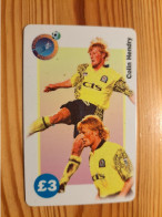 Prepaid Phonecard United Kingdom - Football, Colin Hendry - Emissions Entreprises