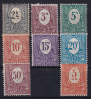 OBERSCHLESIEN 1920 - MLH - Mi 1-7, 9 - Porto - Altri & Non Classificati