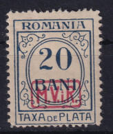 GERMAN OCCUPATION IN ROMANIA 1918 - MLH - Mi 3 - Portomarke - Bezetting 1914-18