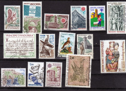 Andorre Française 1978 1979 Années Complètes Oblitérée Used Cote 15.4 - Full Years