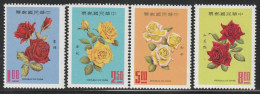 TAIWAN (Formose) - N°673/6 ** (1969) Roses - Nuovi