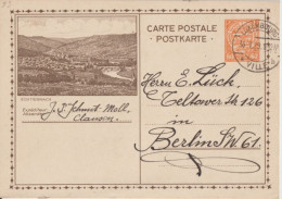 1929 - LUXEMBOURG - CP ENTIER ILLUSTREE BILDPOSTKARTE ECHTERNACH => BERLIN - Stamped Stationery