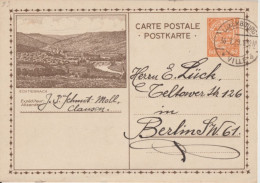 1929 - LUXEMBOURG - CP ENTIER ILLUSTREE BILDPOSTKARTE ECHTERNACH => BERLIN - Ganzsachen