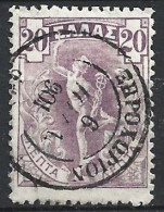 Grecia, 1901 - 20l Hermes - Nr.170 Usato° - Gebruikt