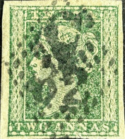 British India 1854 QV 2a Two Anna Litho / Lithograph / Typograph Stamp With 4 Wide Margins With Used As Per Scan - 1854 Compañia Británica De Las Indias