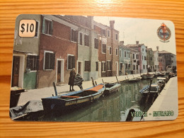 Prepaid Phonecard USA, Unitel - Venice, Italy - Other & Unclassified