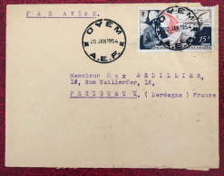 A.E.F. Divers Sur Enveloppe TAD OYEM 20.1.1954 - (B3690) - Storia Postale