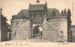 BELGIQUE - Bruges - Porte Maréchal - Carte Postale Ancienne - Brugge