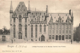 BELGIQUE - Bruges - L'hôtel Provincial Et Le Bureau Central Des Postes - Carte Postale Ancienne - Brugge