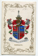 ANGLETERRE RAMSGATE Reg TRademark Heraldic Series - " Salus Naufragis Salus Aegris " Armoieries  -1906 écri    /D22-2018 - Ramsgate