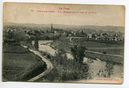 81 L'ISLE Sur TARN Vue Large De La Ville - édit Labouche 64 - 1920    / D22-2018 - Lisle Sur Tarn