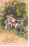 Illustrator - Hannes Petersen - Children, Enfants, Kinder, Bambini, Romance, Romantik, Romanza, Kissing - Petersen, Hannes