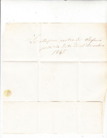 ITALIA  1845 - Lettera Da Aquila Per Aquila - - Manuscrits