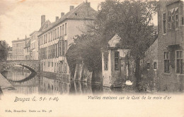 BELGIQUE - Bruges - Vieilles Maisons Sur Le Quai De La Main D'or - Carte Postale Ancienne - Brugge