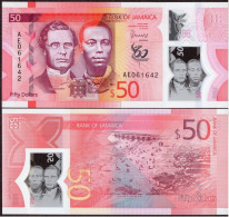 2023 Jamaica 50 Dollars "Commemorative - 60 Years Of Independence" Composition - Polymer UNC (**) - Jamaique