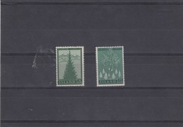 Islande - Neuf** Arbres  Année 1957 Y.T. 278/279 - Nuovi