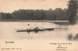 BELGIQUE - Bruxelles - Canotage Sur Le Lac Du Bois - Carte Postale Ancienne - Parks, Gärten