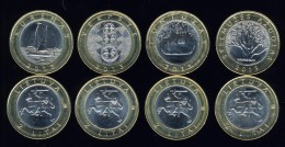 Lithuania 2 Litai 2013, Set Of 4, Creations Of Nature And Man, KM#187-190, Unc Bi-Metallic - Lithuania