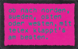 GERMANY P12/93 - Telex DD2401 - P & PD-Series: Schalterkarten Der Dt. Telekom