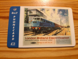 Prepaid Phonecard United Kingdom, D.I.T. - Historic Poster, Train, Railway - [ 8] Ediciones De Empresas