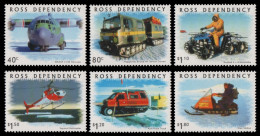 Ross-Gebiet 2000 - Mi-Nr. 66-71 ** - MNH - Transportmittel - Neufs