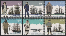 Ross-Gebiet 1995 - Mi-Nr. 32-37 ** - MNH - Schiffe / Ships - Ongebruikt