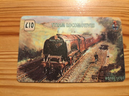 Prepaid Phonecard United Kingdom, Unitel - Train, Railway - Emissions Entreprises
