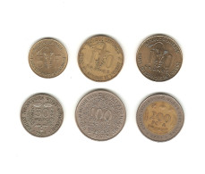 215/ Afrique De L'ouest : 5 Francs 1978 - 10 Francs 1967 Et 2003 - 50 Francs 1974 - 100 Francs 1967 - 200 Francs 2003 - Autres – Afrique