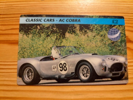 Prepaid Phonecard United Kingdom, International Phonecard - Classic Cars, AC Cobra - Emissions Entreprises