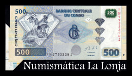 Congo Democratic Republic 500 Francs 2013 Pick 96a Error Sc Unc - République Démocratique Du Congo & Zaïre