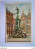 Chromo Côte D'Or Belgische Folklore Belge 109 Anvers Antwerpen Statue Brabo Main Géant Antigon Standbeeld Brabo Hand - Côte D'Or