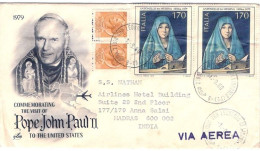 Italy 1980 South India, Pope John Poaul II, Antonello Da Messina,Painter,Virgin Annunciate, Cover (**) - 2021-...: Usados