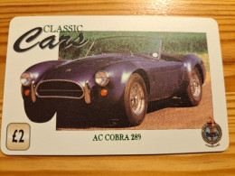 Prepaid Phonecard United Kingdom, Unitel - Classic Cars, AC Cobra 289 - [ 8] Companies Issues