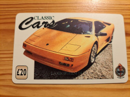 Prepaid Phonecard United Kingdom, Unitel - Classic Cars, Lamborghini - Bedrijven Uitgaven