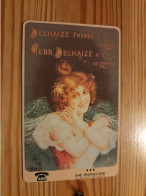 Prepaid Phonecard IBelgium, In Touch - Historic Poster, Woman - GSM-Kaarten, Herlaadbaar & Voorafbetaald