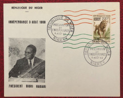 Niger, Enveloppe Commémorative INDEPENDANCE 3 AOUT 1960 - (B3779) - Niger (1960-...)