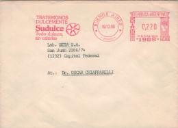 EMA Tratemonos Dulcemente Sudulce Todo Dulzura Sin Calorias Buenos Aires 1986 - Permisio 1908 - Süssstoff - Lettres & Documents