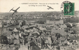 Lorient * Aviation * Panorama De La Nouvelle Ville * Le Collège De Jeunes Filles * Avion - Lorient