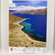 Yamzhog Yumco The Sacred Lake, The View Of Tibet, China Postcard - Chine