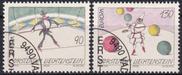 LIECHTENSTEIN 2002 Mi-Nr. 1283/84 O Used - Aus Abo - Used Stamps