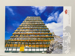 The Carved Stone In Chakpori Hill, The View Of Tibet, China Postcard - Chine