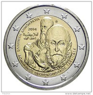 GRECIA 2014 - GREECE - 2 EURO COMMEMORATIVO EL GRECO FIOR DI CONIO PROVENIENTE DA ROTOLINO - Greece