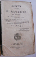 Leven Van Den H. ALOYSIUS De Gonzaga Van De Societeyt Jesu 1826 Druk Antwerpen T.J Janssens / Devotie Religie Godsdienst - Oud