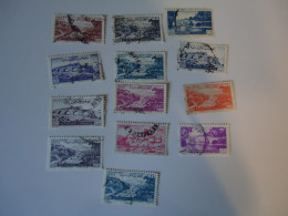 LIBAN  LEBANON USED    13 STAMPS  LANDSCAPES MOMUMENTS - Liban