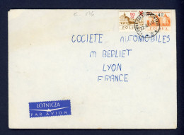 POLOGNE-    - N° Yt > Voir Scan SUR LETTRE POUR LA FRANCE Obli. DE 1967 - Cartas & Documentos